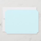 Roze flamingo in Santa Hat Whimsical Kerstmis Kaart (Achterkant)