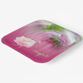 Roze Flamingo Inspirerend Gezegde Inspire Papieren Bordje (Gebogen)