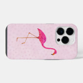 Roze Flamingo iPhone Hoesje (Achterkant horizontaal)