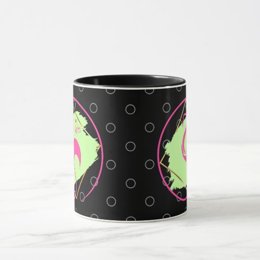 Roze flamingo is een fabelachtig Inspirerend Gezeg Mok (Midden)