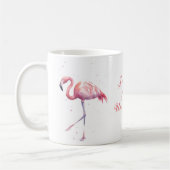 Roze flamingo j'adore cup koffiemok (Links)