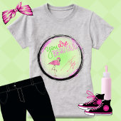 Roze flamingo Je bent prachtig Inspirerend T-shirt