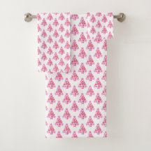 Roze Flamingo Kerstboom Patroon
