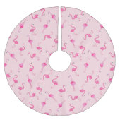 Roze Flamingo Kerstboom Rok (Voorkant)