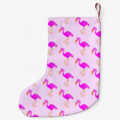 Roze Flamingo Kerstsok Kleine Kerstsok (Achterkant)