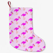 Roze Flamingo Kerstsok Kleine Kerstsok (Voorkant)