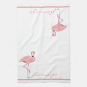 Roze Flamingo Keuken Theedoek (Verticaal)