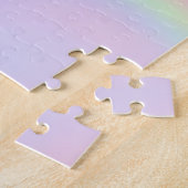 Roze Flamingo Kleine Prinses Ombre Legpuzzel (Zijkant)