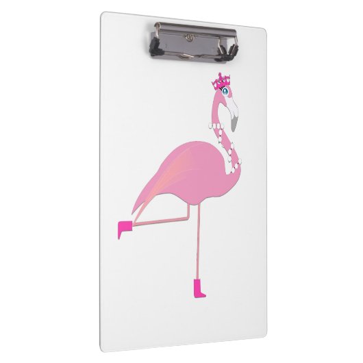 Roze Flamingo - Klembord (Rechts)