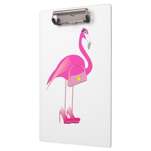 Roze Flamingo - Klembord (Links)
