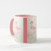 Roze Flamingo Koffie Mok (Voorkant links)