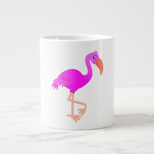 Roze Flamingo Koffie Mok (Voorkant)