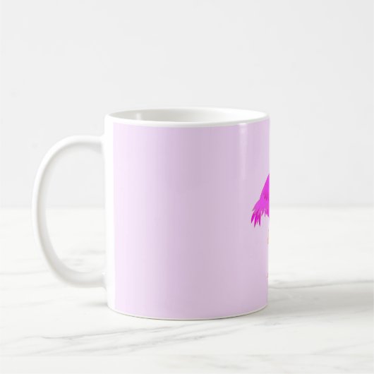 Roze Flamingo Koffie Mok - Kies kleuren (Links)