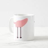 Roze Flamingo Koffiemok (Voorkant links)