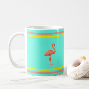Roze Flamingo Koffiemok
