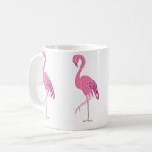  roze flamingo koffiemok (Voorkant links)
