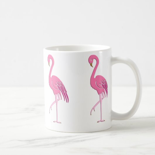  roze flamingo koffiemok (Rechts)