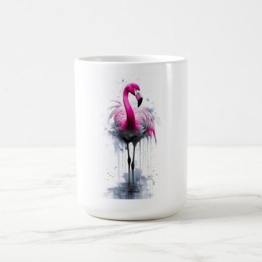 Roze flamingo koffiemok (Center)