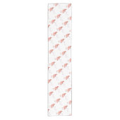 Roze Flamingo Korte Tafelloper (Voorkant)