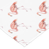 Roze Flamingo Korte Tafelloper (Hoek)