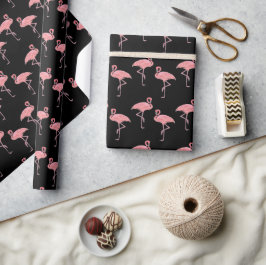 Roze Flamingo Kudde Naadloos Design Cadeaupapier