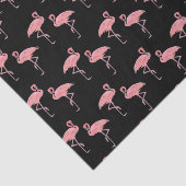 Roze Flamingo Kuddepatroon Tissuepapier (Detail)