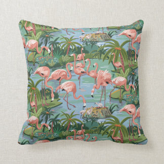Roze Flamingo Lagune Schilderen op Nummer Worp Kus Kussen