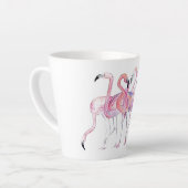 Roze Flamingo Latte Mok (Linkerhoek)