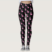 Roze Flamingo Leggings (Voorkant)