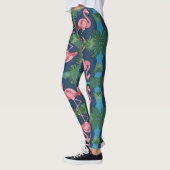  roze flamingo leggings (Links)
