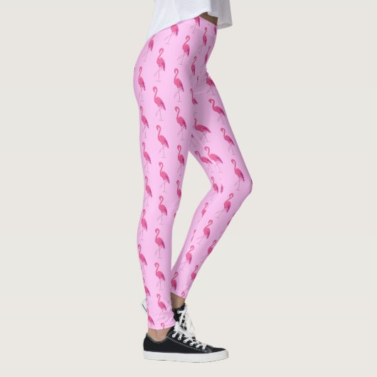  roze flamingo leggings (Rechts)