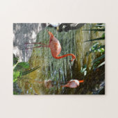 Roze Flamingo Legpuzzel (Horizontaal)