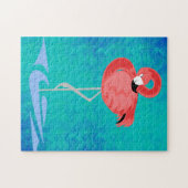 Roze Flamingo Legpuzzel (Horizontaal)