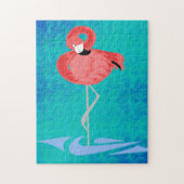 Roze Flamingo Legpuzzel (Verticaal)