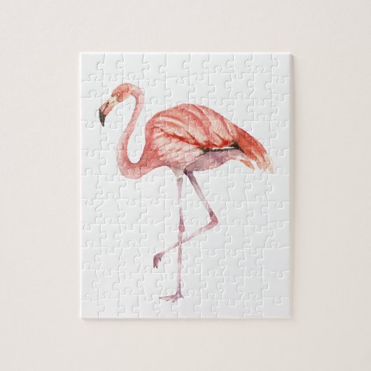 Roze Flamingo Legpuzzel (Verticaal)