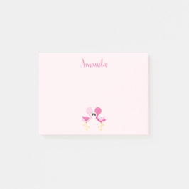  roze flamingo Love Post-it® Notes