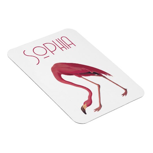  roze flamingo magneet (Rechterzijde)
