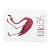 roze flamingo magneet (Horizontaal)