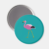 Roze Flamingo Magneet (Voorkant / Achterkant)