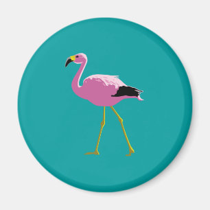 Roze Flamingo Magneet