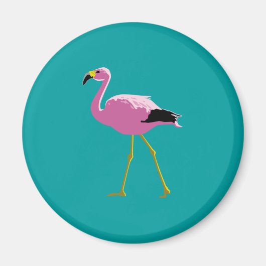 Roze Flamingo Magneet (Voorkant)