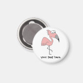 Roze Flamingo Magneet (Voorkant / Achterkant)