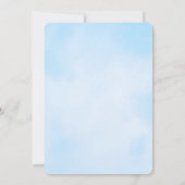 Roze Flamingo met Tropisch Fruits Baby shower Kaart (Achterkant)