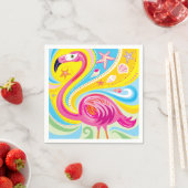 Roze Flamingo met Zeester Servet (Insitu)