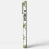 Roze Flamingo met zonnebril Palmbomen Case-Mate iPhone Case (Achterkant / Links)