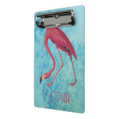 roze flamingo mini klembord (Angled2)