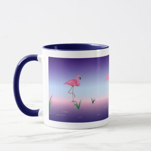 Roze Flamingo Mok (Links)