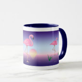 Roze Flamingo Mok (Voorkant rechts)