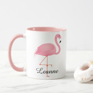 Roze Flamingo Mok