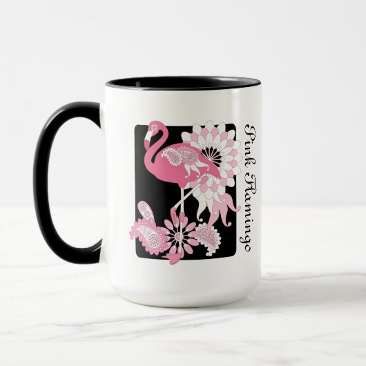 Roze Flamingo Mok (Links)